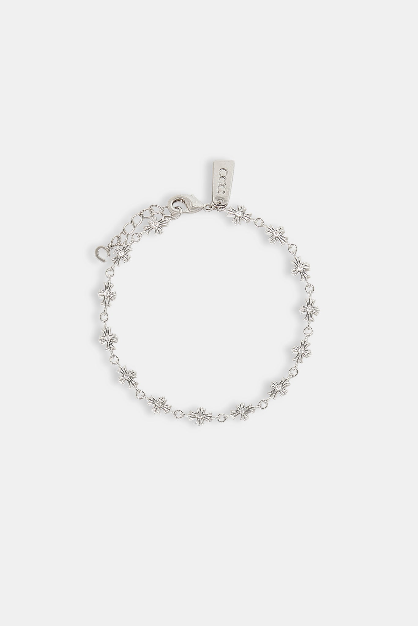 Poliertes Kreuzarmband – 6 mm